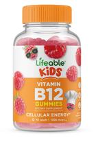 Suplemento de vitamina B12 Lifeable for Kids 1000mcg 90 gomas
