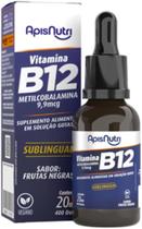 Suplemento de Vitamina B12 Metil em Gotas 20ml - Apisnutri