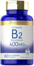 Suplemento de Vitamina B2 Carlyle - 400mg - 180 Comprimidos Suplemento de Vitamina B2 Carlyle - 400mg - 180 Comprimidos