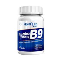 Suplemento de Vitamina B9 1.281mcg 60 Cáps Apisnutri - SV Suplemento de Vitamina B9 1.281mcg 60 Cáps Apisnutri - SV