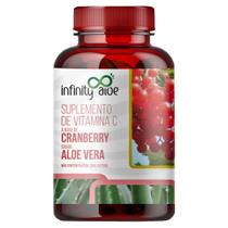 Suplemento de Vitamina C Babosa (Aloe Vera) e Cranberry 60 cápsulas - Infinity Aloe