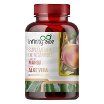 Suplemento de Vitamina C Babosa (Aloe Vera) e Manga 60 cápsulas