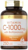 Suplemento de Vitamina C Carlyle - 1000mg com Bioflavonóides - 250 Cápsulas Suplemento de Vitamina C Carlyle - 1000mg com Bioflavonóides - 250 Cápsulas
