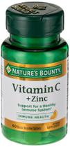 Suplemento de Vitamina C e Zinco Nature's Bounty - 60 Comprimidos