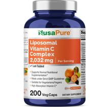 Suplemento de Vitamina C Lipossomal Nusa Pure - 2032mg - 200 Cápsulas