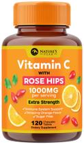 Suplemento de vitamina C Nature's Peak 1000 mg com rosa mosqueta 120 comprimidos
