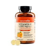 Suplemento de vitamina C NatureWise 1000 mg, comprimido mastigável de 90 quilates Suplemento de vitamina C NatureWise 1000 mg, comprimido mastigável de 90 quilates
