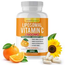 Suplemento de vitamina C POTENT NATURALS Lipossomal 1500 mg 180 cápsulas