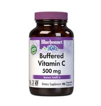 Suplemento de vitamina C tamponada BlueBonnet 500 mg 90 cápsulas Suplemento de vitamina C tamponada BlueBonnet 500 mg 90 cápsulas