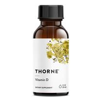 Suplemento de vitamina D THORNE Vitamin D Liquid 30 ml 600 porções