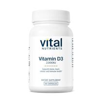 Suplemento de vitamina D Vital Nutrients 2000 UI 90 cápsulas