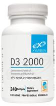 Suplemento de vitamina D XYMOGEN D3 2000 50mcg 240 cápsulas gelatinosas