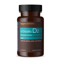 Suplemento de Vitamina D2 Amazon Elements - 2000 UI - 65 Cápsulas