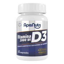 Suplemento De Vitamina D3 2.000 Ui 60 Comprimidos Apisnutri
