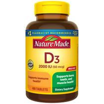 Suplemento de Vitamina D3 2000 UI - 400 Comprimidos (Natural) Suplemento de Vitamina D3 2000 UI - 400 Comprimidos (Natural)