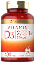 Suplemento de Vitamina D3 Carlyle - 2000IU - 400 Cápsulas Gelatinosas Suplemento de Vitamina D3 Carlyle - 2000IU - 400 Cápsulas Gelatinosas
