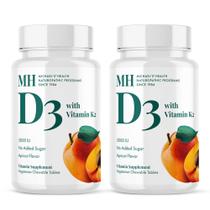 Suplemento de vitamina D3 de MICHAEL com K2 90 comprimidos x 2