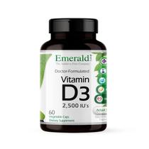 Suplemento de vitamina D3 EMERALD LABS 2500 UI 60 cápsulas