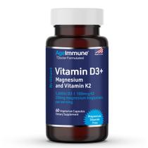 Suplemento de vitamina D3+K2 e magnésio AgeImmune 60 cápsulas