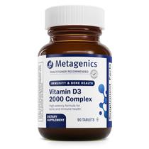 Suplemento de vitamina D3 Metagenics D3 2000 Complex 90 comprimidos