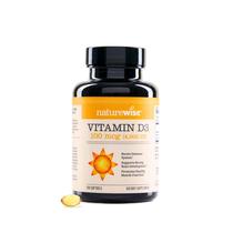 Suplemento de vitamina D3 NatureWise 4000 UI, fornecimento de 200 dias, 200 ct