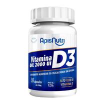 Suplemento de Vitamina D3 Oil 430mg 30 Cáps Apisnutri - SV