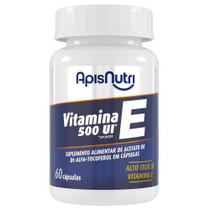 Suplemento de Vitamina E 280mg 60 Cáps - ApisNutri Suplemento de Vitamina E 280mg 60 Cáps - ApisNutri