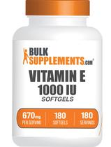 Suplemento de vitamina E BulkSupplements.com Vitamina E 1000 UI