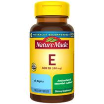 Suplemento de Vitamina E Natural - 180mg (400 UI) - 100 Cápsulas Suplemento de Vitamina E Natural - 180mg (400 UI) - 100 Cápsulas