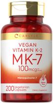 Suplemento de Vitamina K2 MK7 Carlyle - 100mcg - 200 Cápsulas Veganas