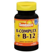 Suplemento de Vitaminas B-Complex + B12 Sundance - 60 Comprimidos (2 Pacotes)