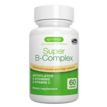 Suplemento de vitaminas B metiladas do complexo Igennus Super B 60 comprimidos Suplemento de vitaminas B metiladas do complexo Igennus Super B 60 comprimidos