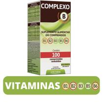 Suplemento De Vitaminas Complexo B Concentrado, 100 Comprimidos - Arte Nativa