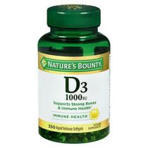 Suplemento de vitaminaS Da Natureza D3 Softgels 350 Softgels pela Nature's Bounty