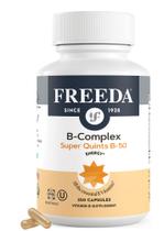 Suplemento de vitaminas do complexo B FREEDA Super B-50 250 cápsulas