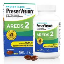 Suplemento de vitaminas e minerais para os olhos PreserVision AREDS 2