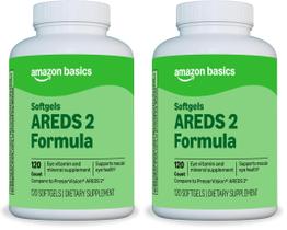 Suplemento de Vitaminas para os Olhos Amazon Basics AREDS 2 120 mini softgels