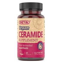 Suplemento de vitaminas veganas DEVA, ceramida restauradora de pele, 60 comprimidos