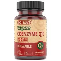 Suplemento de vitaminas veganas DEVA, coenzima Q10, 100 mg, 90 comprimidos Suplemento de vitaminas veganas DEVA, coenzima Q10, 100 mg, 90 comprimidos