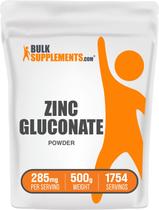 Suplemento de zinco BulkSupplements.com Gluconato de zinco 500g