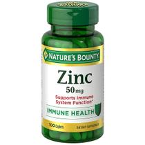 Suplemento de Zinco Nature's Bounty - 50mg, 200 Comprimidos
