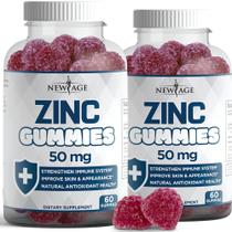 Suplemento de zinco New Age Gummies 50 mg High Immune Booster 120 ct Suplemento de zinco New Age Gummies 50 mg High Immune Booster 120 ct