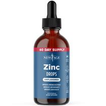 Suplemento de zinco New Age Ionic Zinc Liquid Drops 60 ml, pacote 1 Suplemento de zinco New Age Ionic Zinc Liquid Drops 60 ml, pacote 1