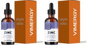 Suplemento de Zinco Vimergy 7,5 mg Líquido Orgânico - Kit com 2