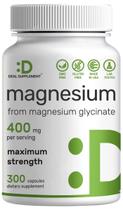 Suplemento DEAL - Glicinato de Magnésio 400mg - 300 Cápsulas Suplemento DEAL - Glicinato de Magnésio 400mg - 300 Cápsulas