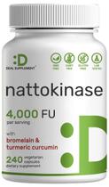 Suplemento DEAL SUPLEMENTO Nattokinase 4.000 FU 240 cápsulas Suplemento DEAL SUPLEMENTO Nattokinase 4.000 FU 240 cápsulas