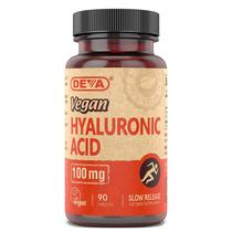 Suplemento DEVA Nutrition Ácido Hialurônico Vegano 100mg 90 comprimidos Suplemento DEVA Nutrition Ácido Hialurônico Vegano 100mg 90 comprimidos