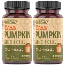 Suplemento Deva Nutrition - Óleo de Semente de Abóbora Vegano 500mg (90 Cápsulas) Suplemento Deva Nutrition - Óleo de Semente de Abóbora Vegano 500mg (90 Cápsulas)