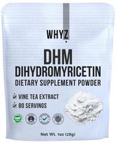 Suplemento DHM WHYZ Dihydromyricetina em pó 28g 80 porções Suplemento DHM WHYZ Dihydromyricetina em pó 28g 80 porções