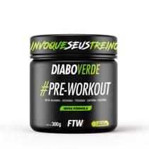 Suplemento diabo verde pré-workout 300g ftw fitoway sabores